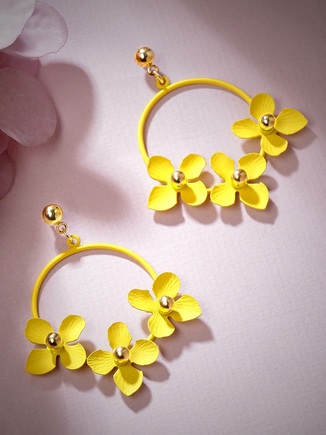 TOKYO TALKIES X rubans FASHION ACCESSORIES Gold-Plated Handcrafted Enamel Drop Earrings, Yellow
TOKYO TALKIES X rubans FASHION ACCESSORIES Gold-Plated Handcrafted Enamel Drop Earrings, Yellow