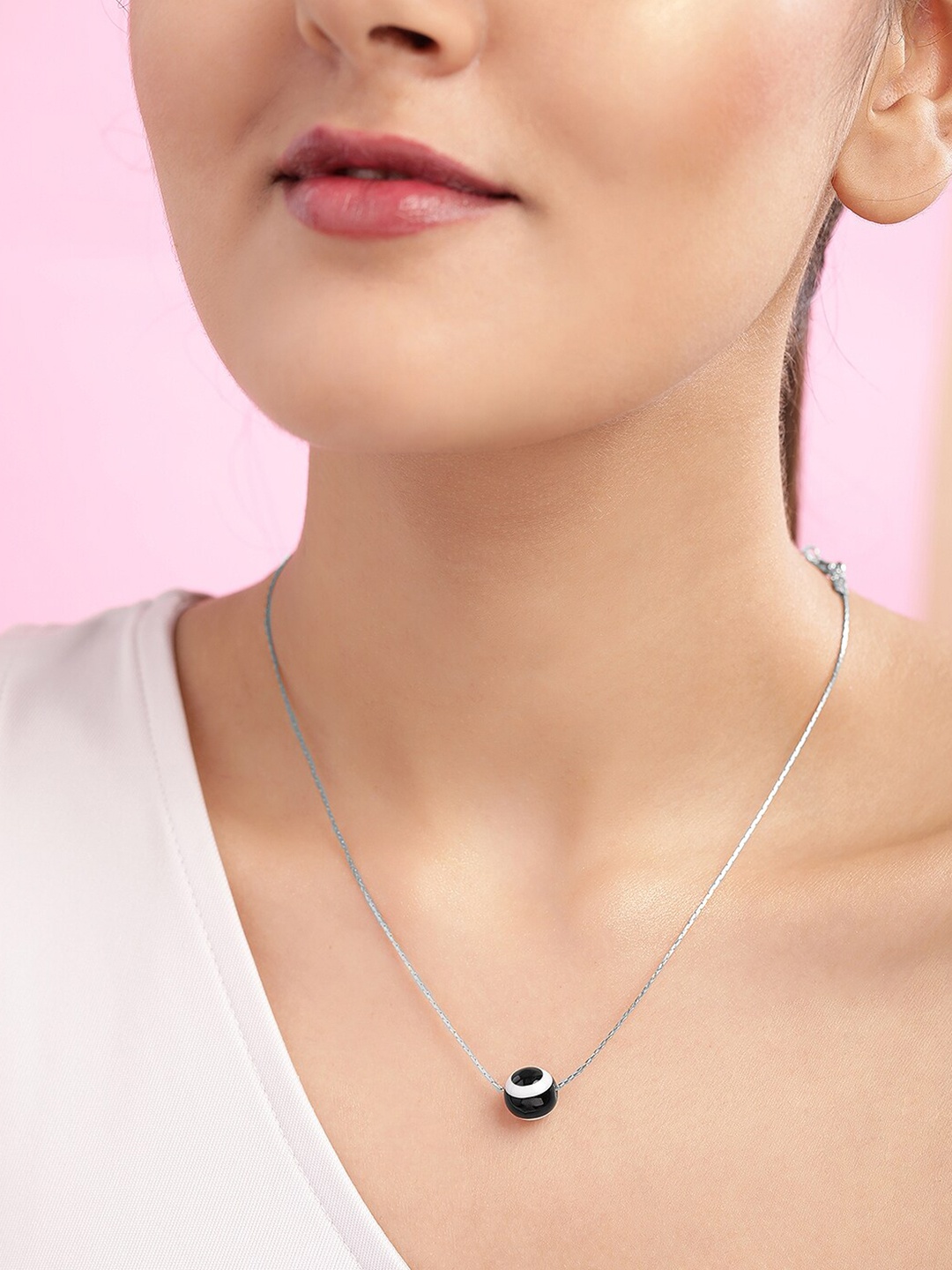 TOKYO TALKIES X rubans FASHION ACCESSORIES Silver-Toned & White Silver-Plated Handcrafted Chain
TOKYO TALKIES X rubans FASHION ACCESSORIES Silver-Toned & White Silver-Plated Handcrafted Chain