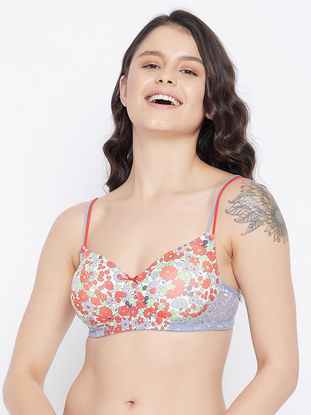 Clovia Women Multicolored Printed Non Wired Full Coverage T-shirt Bra BR1874V1936E, Multi
Clovia Women Multicolored Printed Non Wired Full Coverage T-shirt Bra BR1874V1936E, Multi
