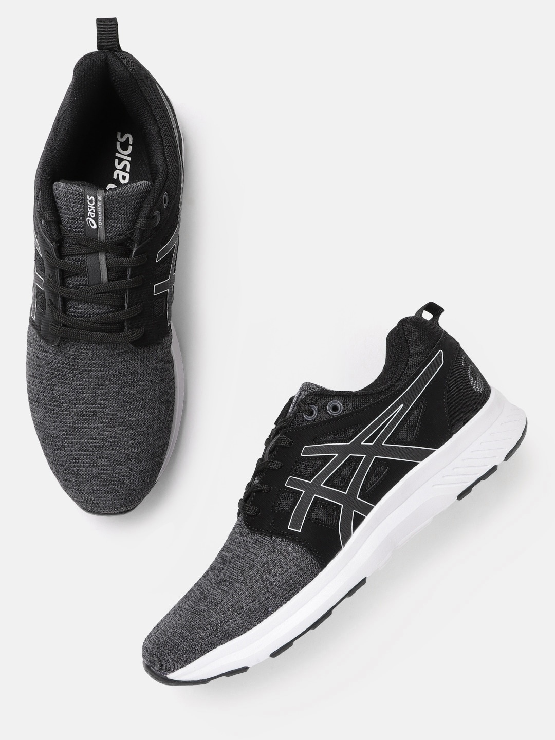 ASICS Men Black & Charcoal TORRANCE B Sneakers