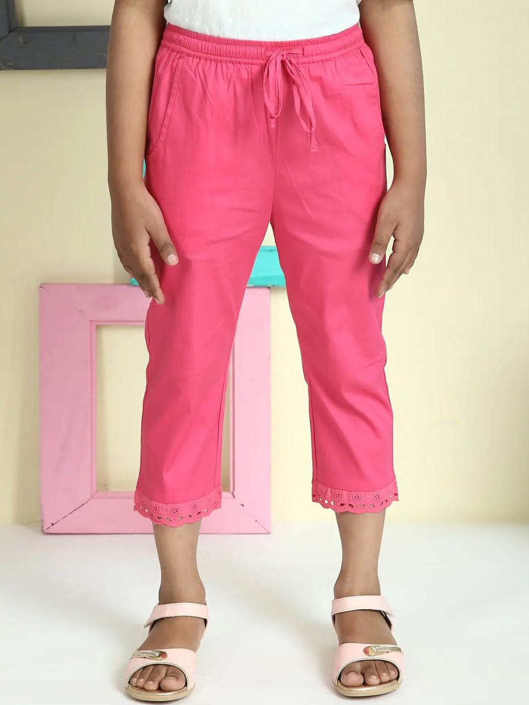 Biba Girls Pink Capris