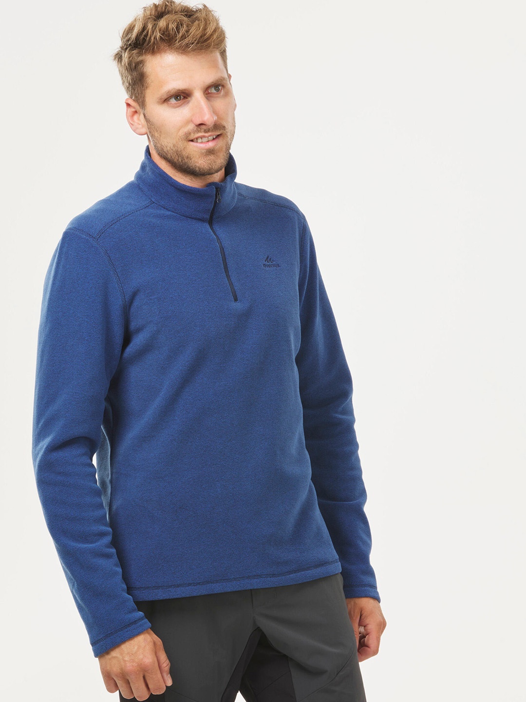 Quechua By Decathlon Men Navy Blue Self Designed Fleece Hiking and Trekking Sweatshirt
Quechua By Decathlon Men Navy Blue Self Designed Fleece Hiking and Trekking Sweatshirt