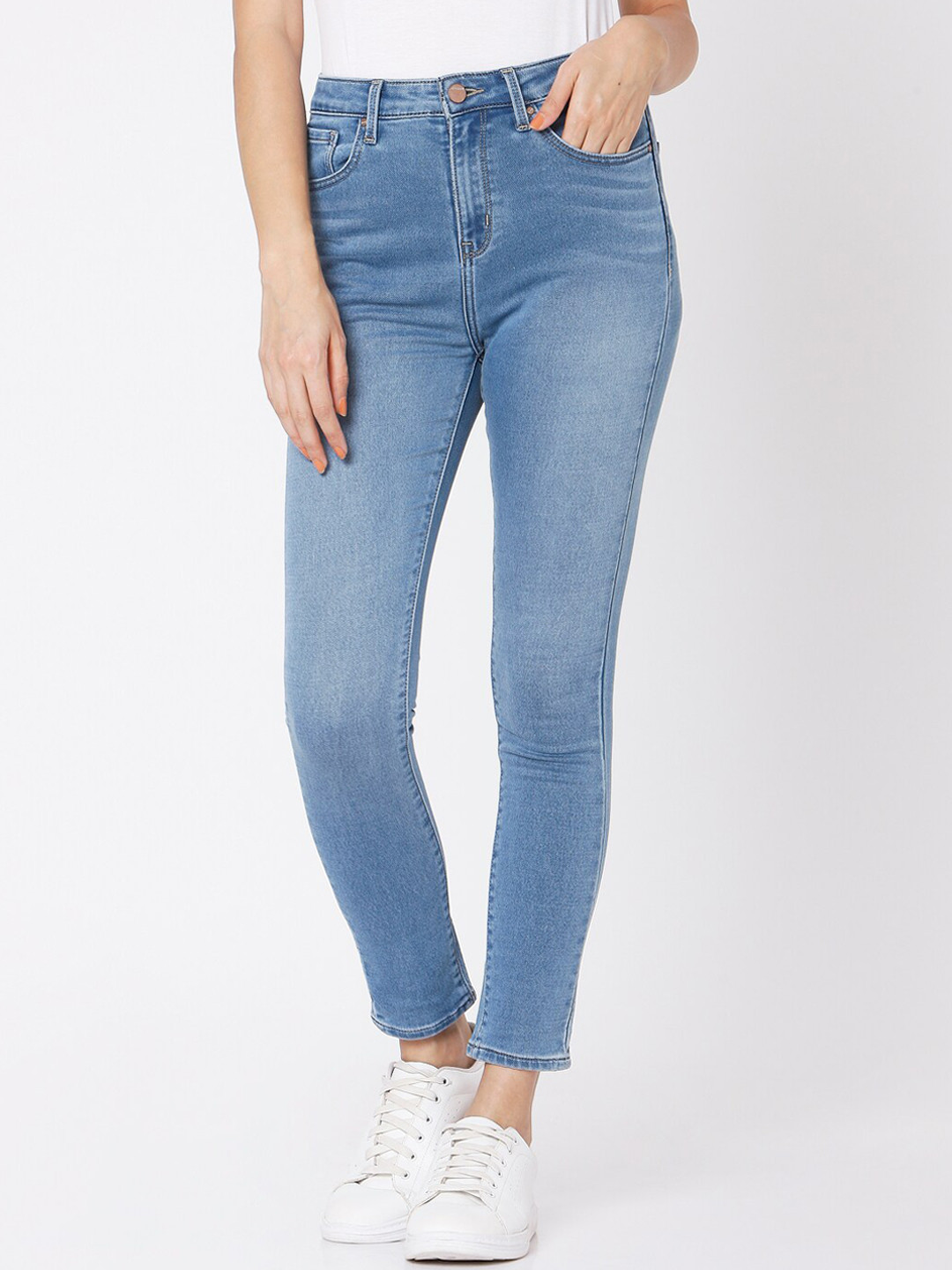 SPYKAR Women Blue Skinny Fit High-Rise Jeans
SPYKAR Women Blue Skinny Fit High-Rise Jeans