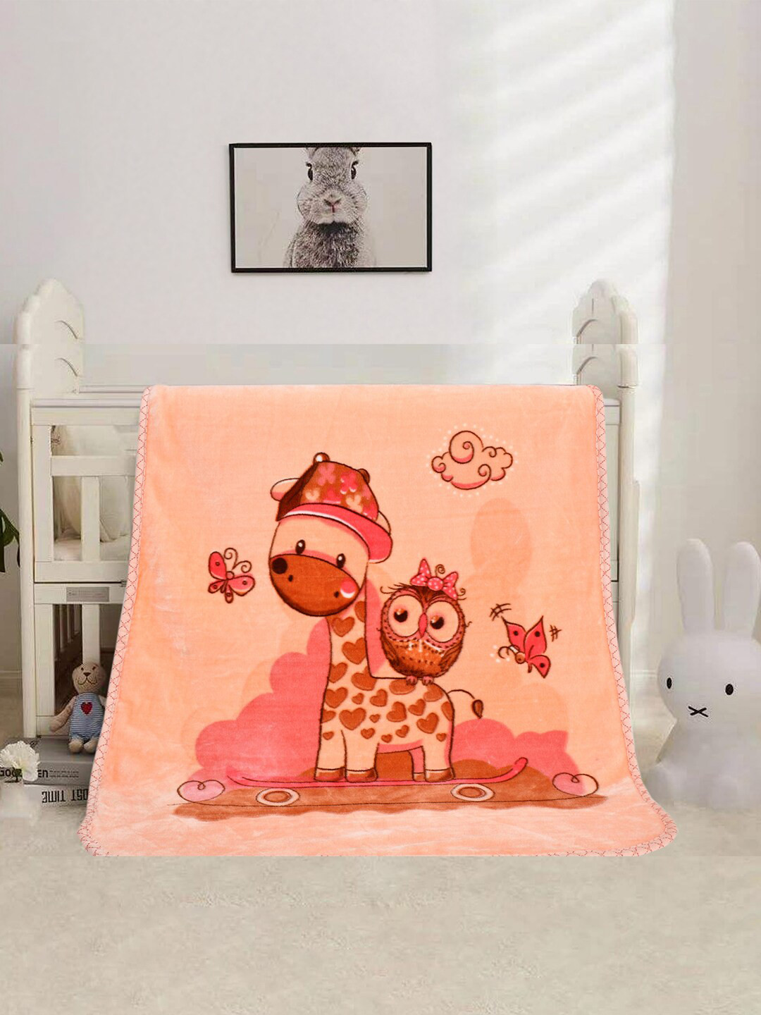 Florida Peach-Coloured & Brown Cartoon Characters Mink Winter 600 GSM Bed Blanket Wrapper
Florida Peach-Coloured & Brown Cartoon Characters Mink Winter 600 GSM Bed Blanket Wrapper