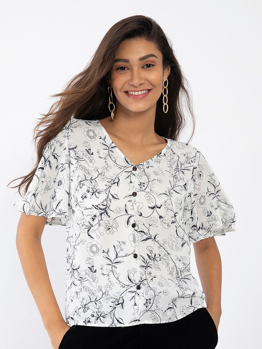 Zink London White Regular Top