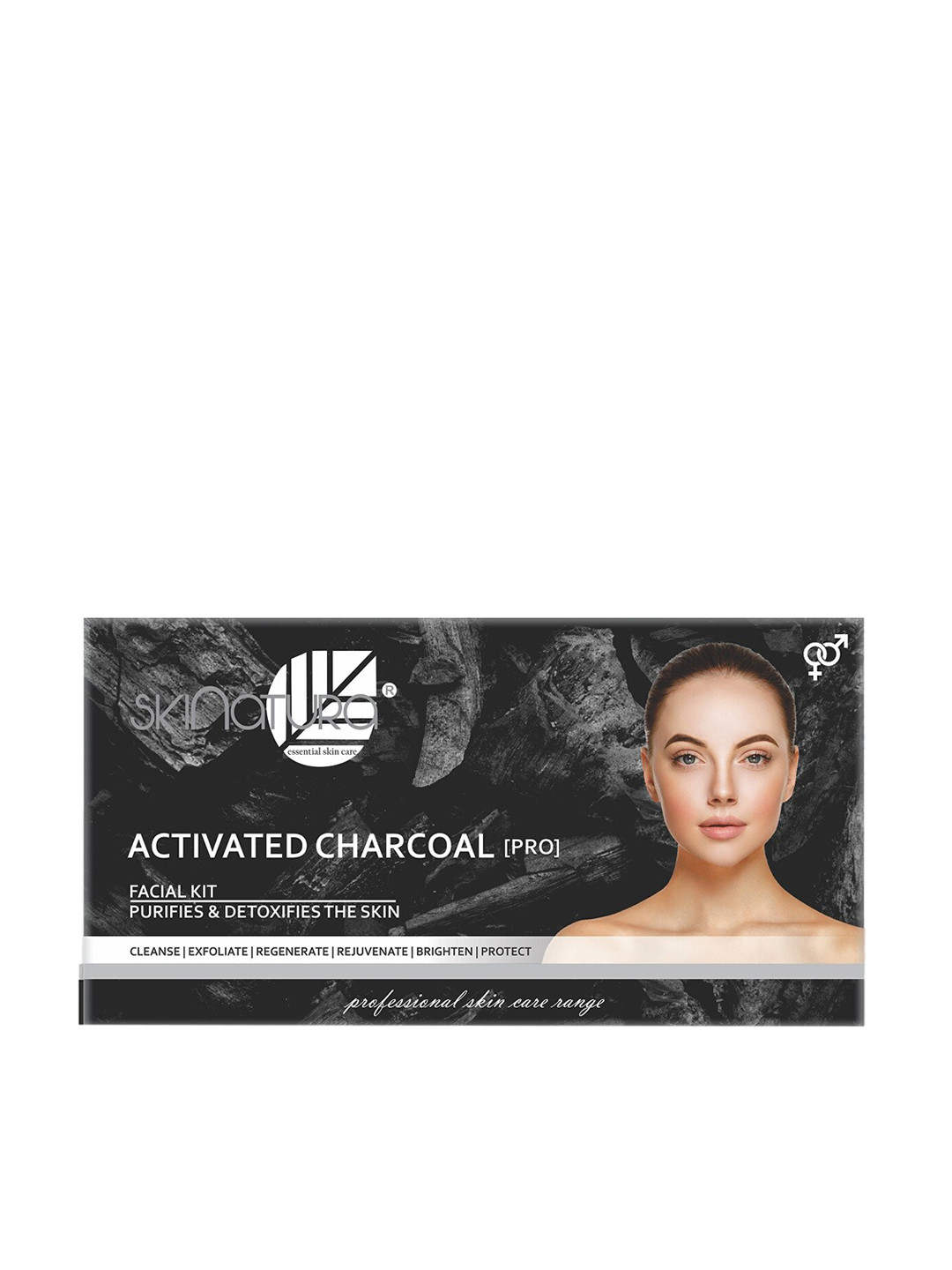 Skinatura White & Black Activated Charcoal Facial Kit
Skinatura White & Black Activated Charcoal Facial Kit