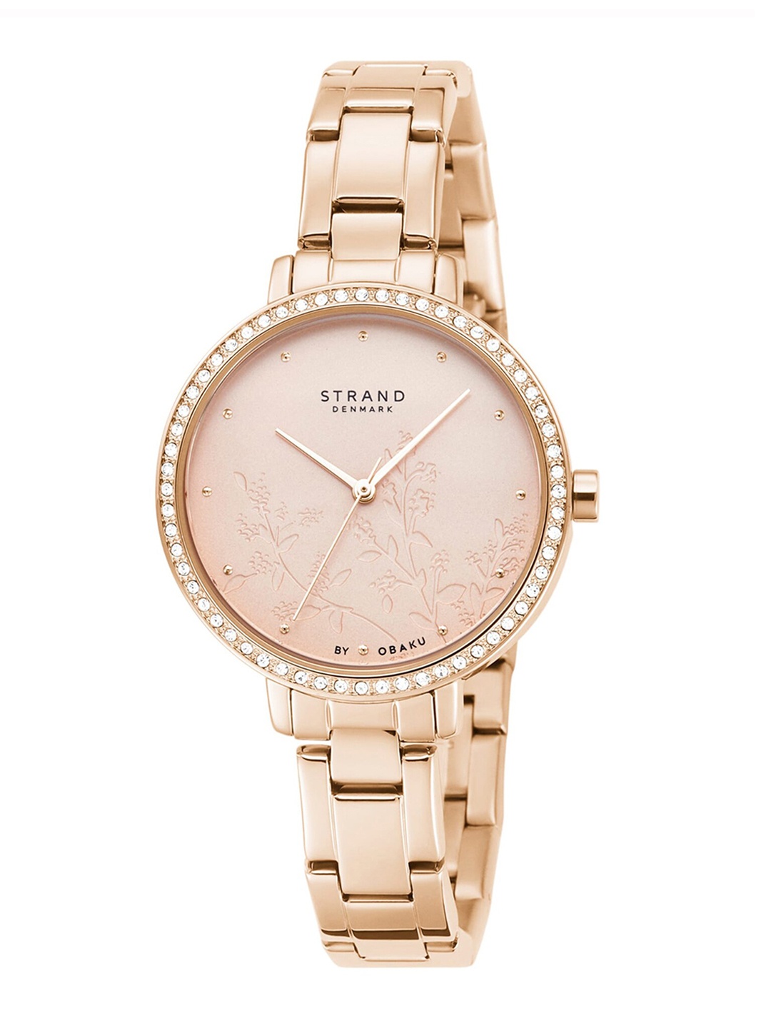STRAND BY OBAKU Women Rose Gold-Toned Brass Dial & Rose Gold Toned Straps Watch S712LXVVSV
STRAND BY OBAKU Women Rose Gold-Toned Brass Dial & Rose Gold Toned Straps Watch S712LXVVSV