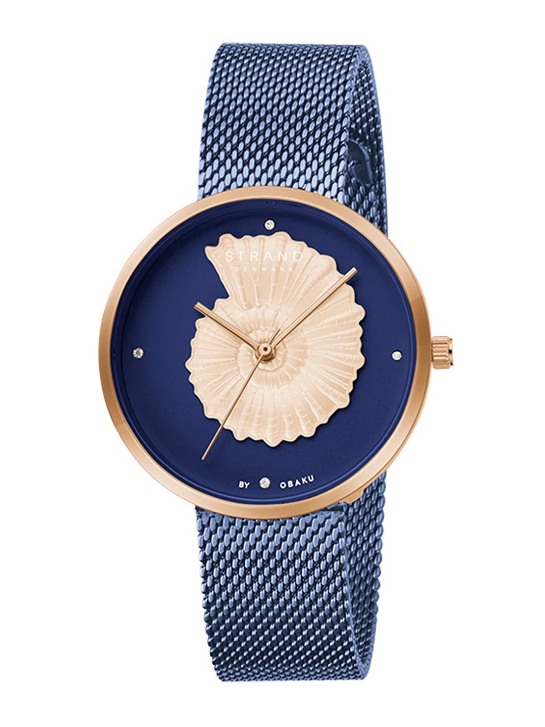 STRAND BY OBAKU Women Blue Brass Printed Dial & Blue Straps Analogue Watch S700LHVLML-DSS
STRAND BY OBAKU Women Blue Brass Printed Dial & Blue Straps Analogue Watch S700LHVLML-DSS