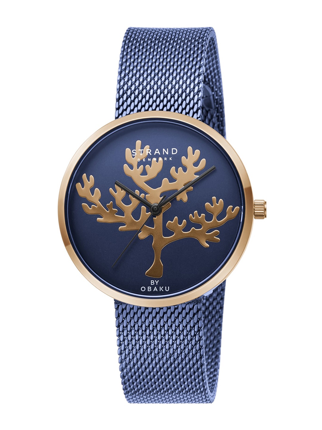 STRAND BY OBAKU Women Blue Brass Printed Dial & Blue Straps Analogue Watch S700LXVLML-DCR
STRAND BY OBAKU Women Blue Brass Printed Dial & Blue Straps Analogue Watch S700LXVLML-DCR