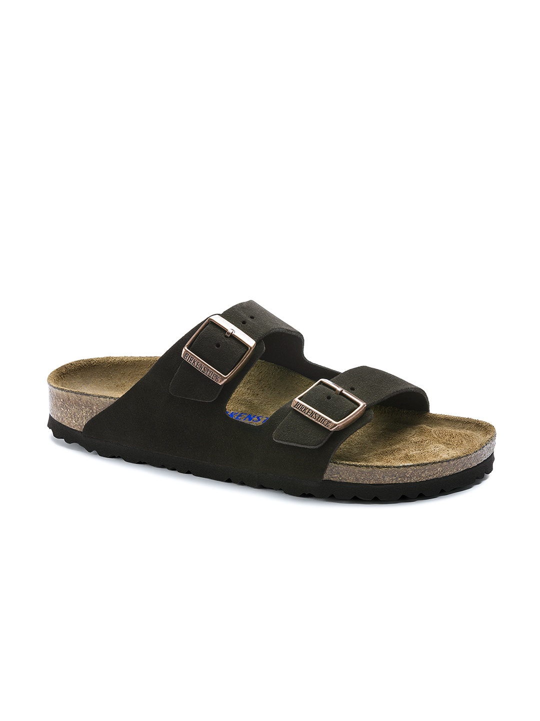 Birkenstock Arizona Soft Footbed Mocha Narrow Width Suede Leather Two-Strap Sandals, Olive
Birkenstock Arizona Soft Footbed Mocha Narrow Width Suede Leather Two-Strap Sandals, Olive