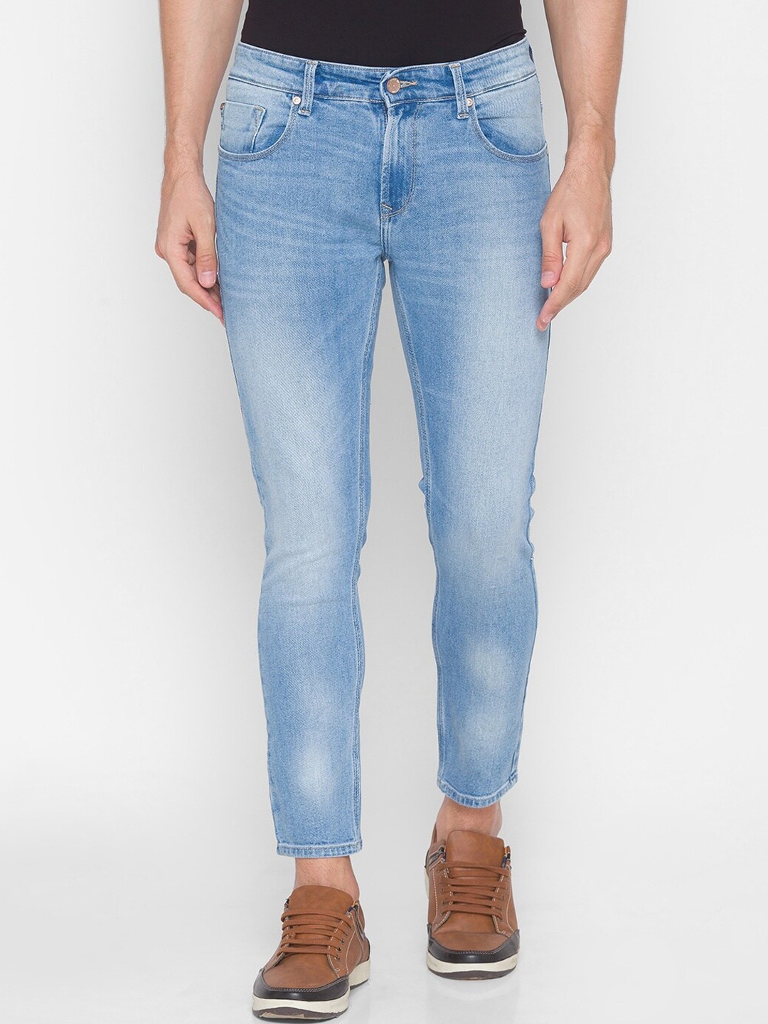 SPYKAR Men Blue Slim Fit Heavy Fade Jeans