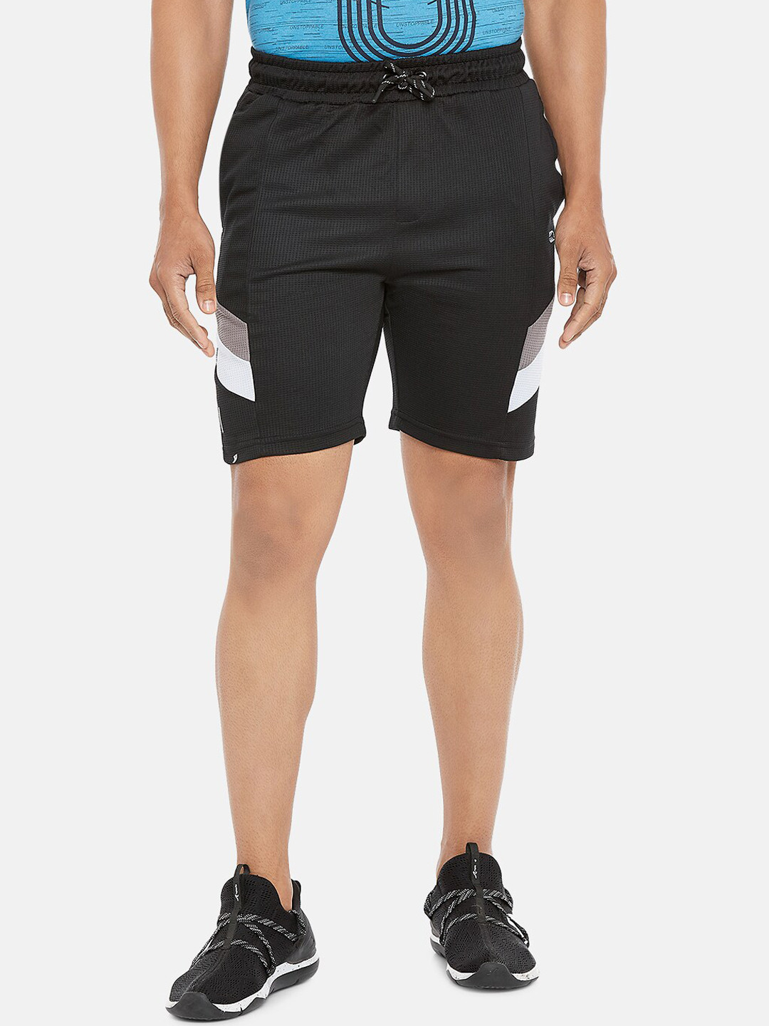 Ajile by Pantaloons Men Black Slim Fit Sports Shorts
Ajile by Pantaloons Men Black Slim Fit Sports Shorts