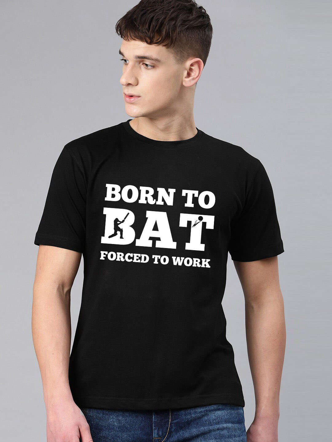 BE AWARA Men Black & White Typography Printed Cotton T-shirt
BE AWARA Men Black & White Typography Printed Cotton T-shirt