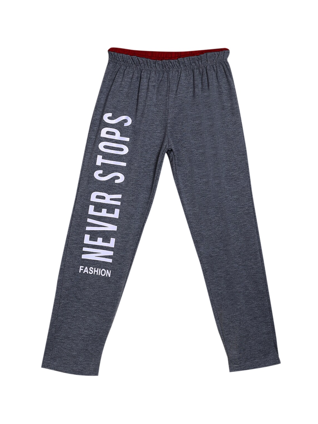 SWEET ANGEL Boys Charcoal Grey & White Typography Printed Straight-Fit Pure Cotton Track Pants
SWEET ANGEL Boys Charcoal Grey & White Typography Printed Straight-Fit Pure Cotton Track Pants