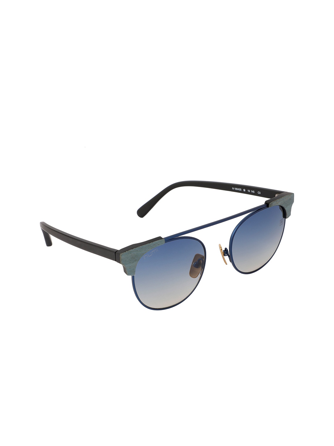 NUMI Unisex Blue Lens & Brown Browline Sunglasses with UV Protected Lens - N18142SCL3
NUMI Unisex Blue Lens & Brown Browline Sunglasses with UV Protected Lens - N18142SCL3