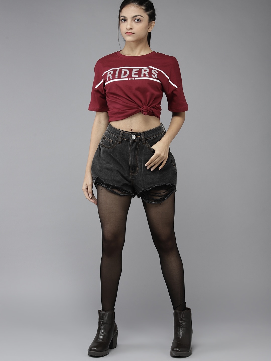UTH by Roadster Teen Girls Maroon & White Cotton Typography Print Drop-Shoulder T-shirt
UTH by Roadster Teen Girls Maroon & White Cotton Typography Print Drop-Shoulder T-shirt