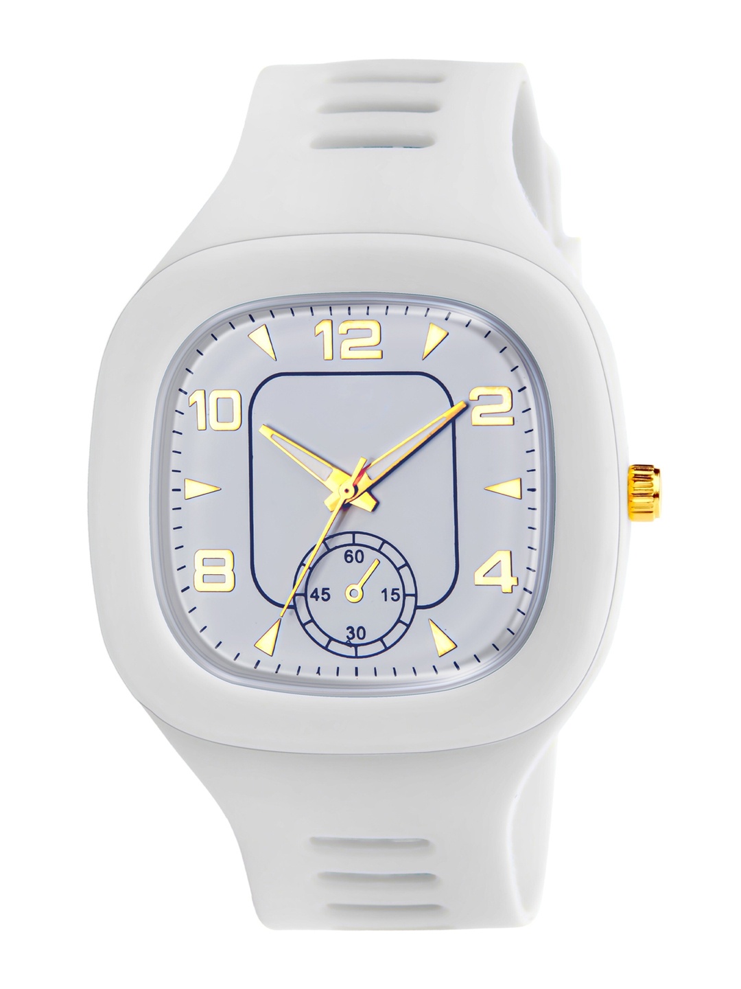 SWADESI STUFF Unisex White Dial & White Straps Analogue Watch 6 CRONO WHITE
SWADESI STUFF Unisex White Dial & White Straps Analogue Watch 6 CRONO WHITE