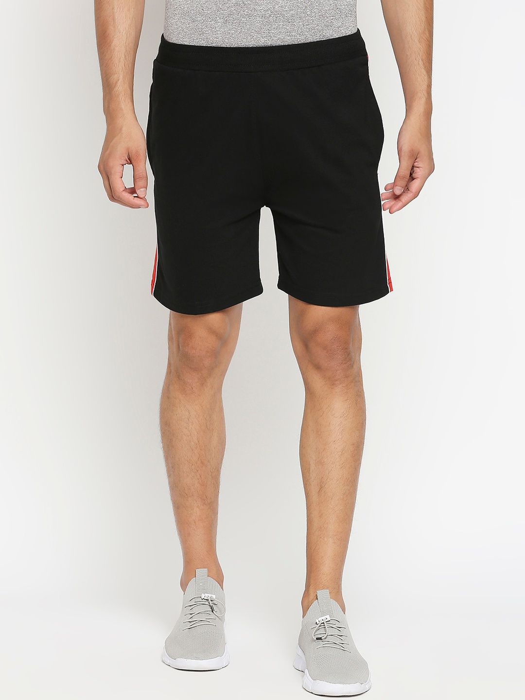 FiTZ Men Black Sports Shorts