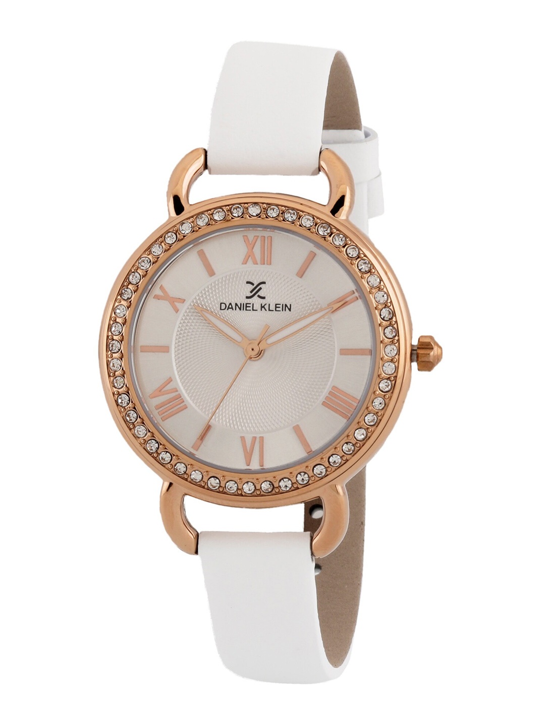 Daniel Klein Women Silver-Toned Embellished Dial & Silver Toned Leather Straps Analogue Watch DK 1 12563-2
Daniel Klein Women Silver-Toned Embellished Dial & Silver Toned Leather Straps Analogue Watch DK 1 12563-2