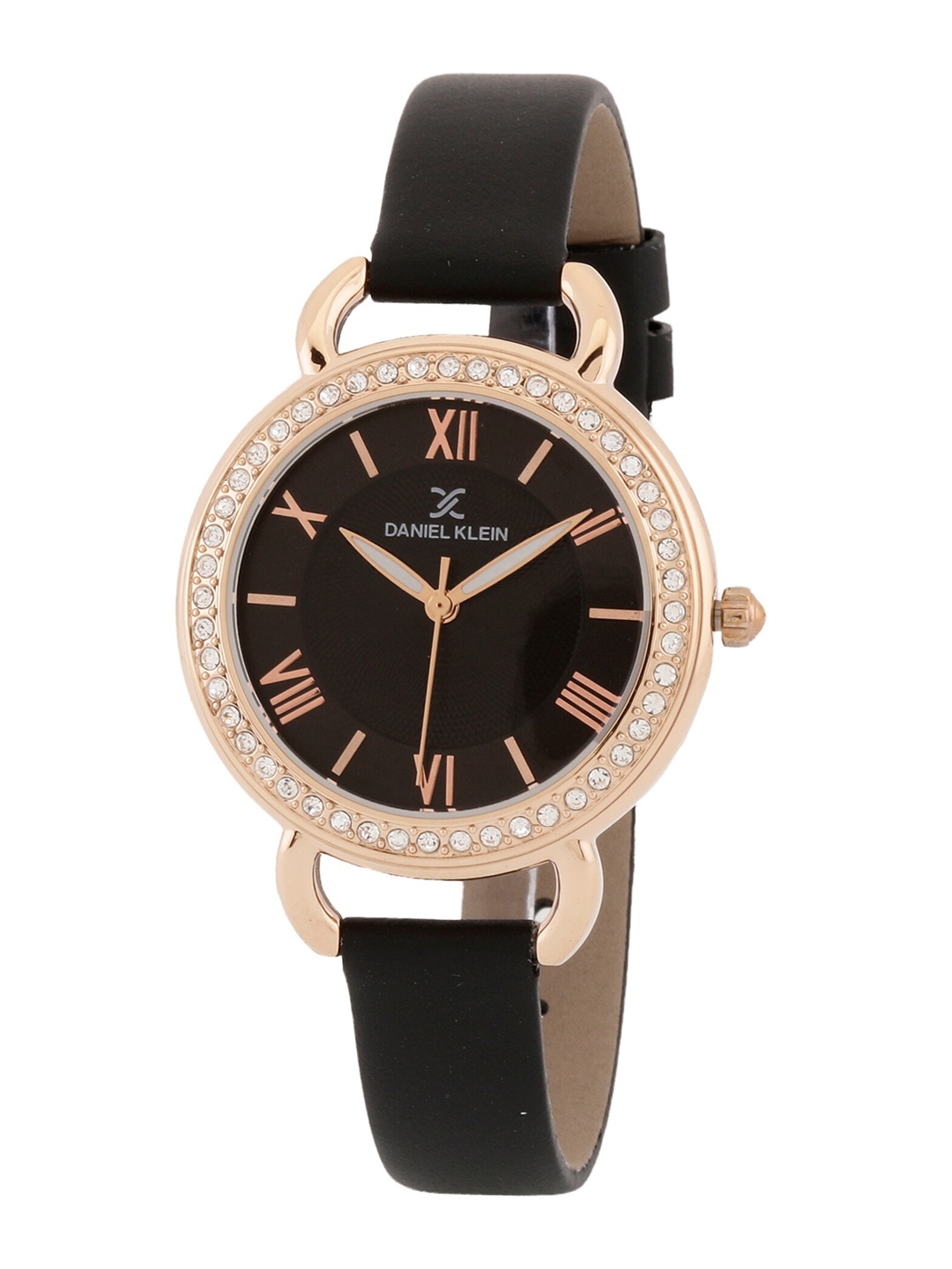 Daniel Klein Women Black Embellished Dial& Leather Straps Analogue Watch DK 1 12563-7
Daniel Klein Women Black Embellished Dial& Leather Straps Analogue Watch DK 1 12563-7
