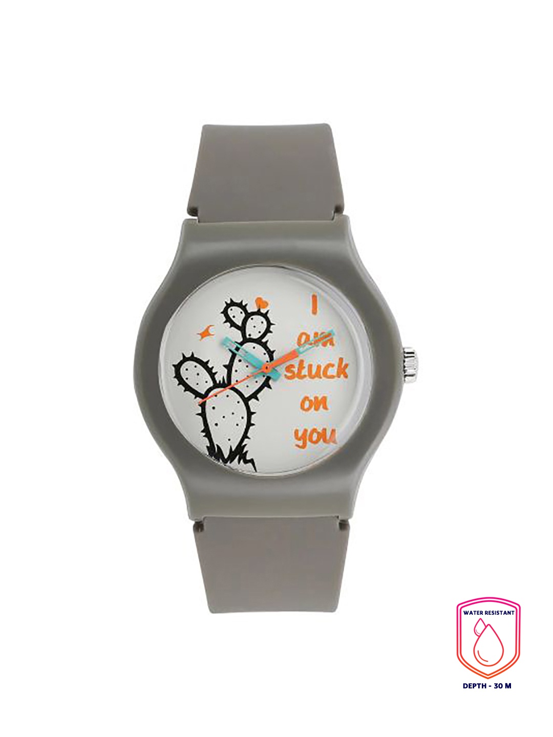 Fastrack Unisex Grey Cactus Print Dial & Grey Strap Tees Valentine Analogue Watch 9915PP71
Fastrack Unisex Grey Cactus Print Dial & Grey Strap Tees Valentine Analogue Watch 9915PP71