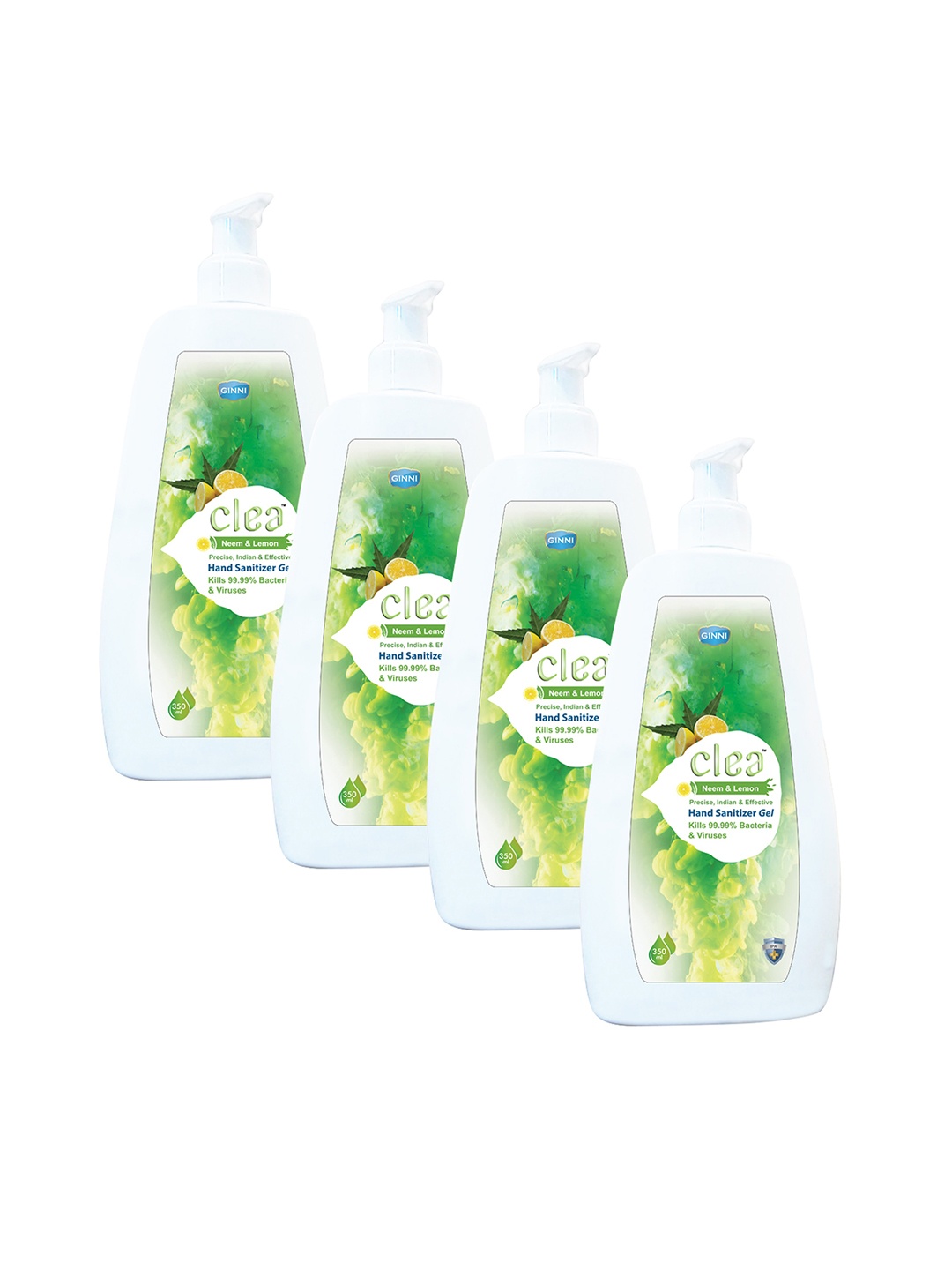 Clea Pack of 4 Hand Sanitizer, 70% Isopropyl Alcohol Based Gel Sanitizer - 350 ml, Green
Clea Pack of 4 Hand Sanitizer, 70% Isopropyl Alcohol Based Gel Sanitizer - 350 ml, Green