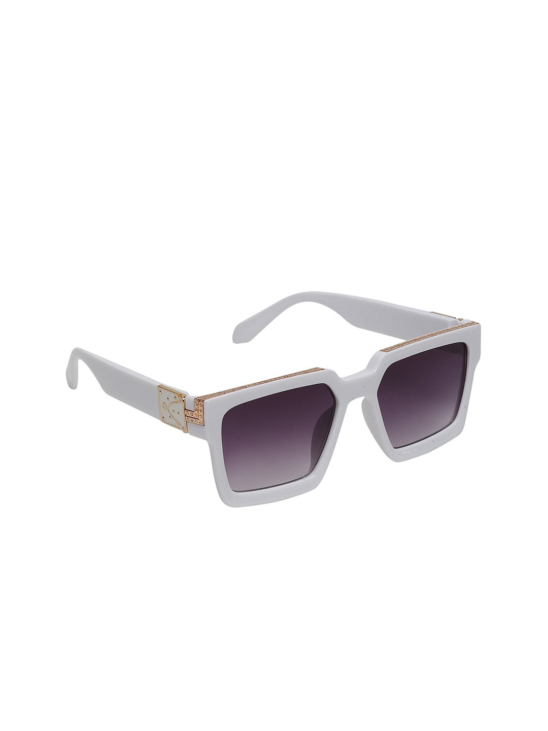 Swiss Design Unisex Purple Lens & White Full Rim Wayfarer Sunglasses SDSG-EDDY-01-Purple
Swiss Design Unisex Purple Lens & White Full Rim Wayfarer Sunglasses SDSG-EDDY-01-Purple