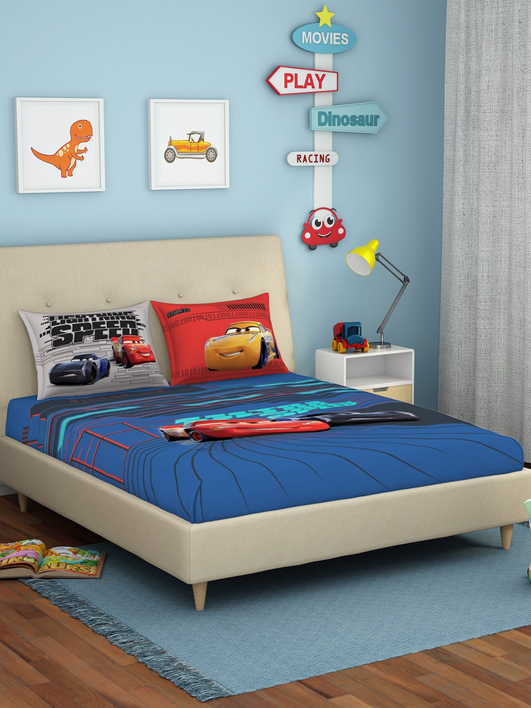 SPACES Kids Purple & Yellow Disney Rapunzel 180 TC Cotton Single Bedsheet with Pillow Cover, Blue
SPACES Kids Purple & Yellow Disney Rapunzel 180 TC Cotton Single Bedsheet with Pillow Cover, Blue
