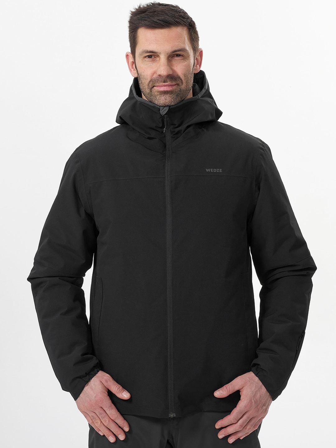 WEDZE By Decathlon Men Black Water Resistant Outdoor Skiing and Snowboarding Padded Jacket
WEDZE By Decathlon Men Black Water Resistant Outdoor Skiing and Snowboarding Padded Jacket