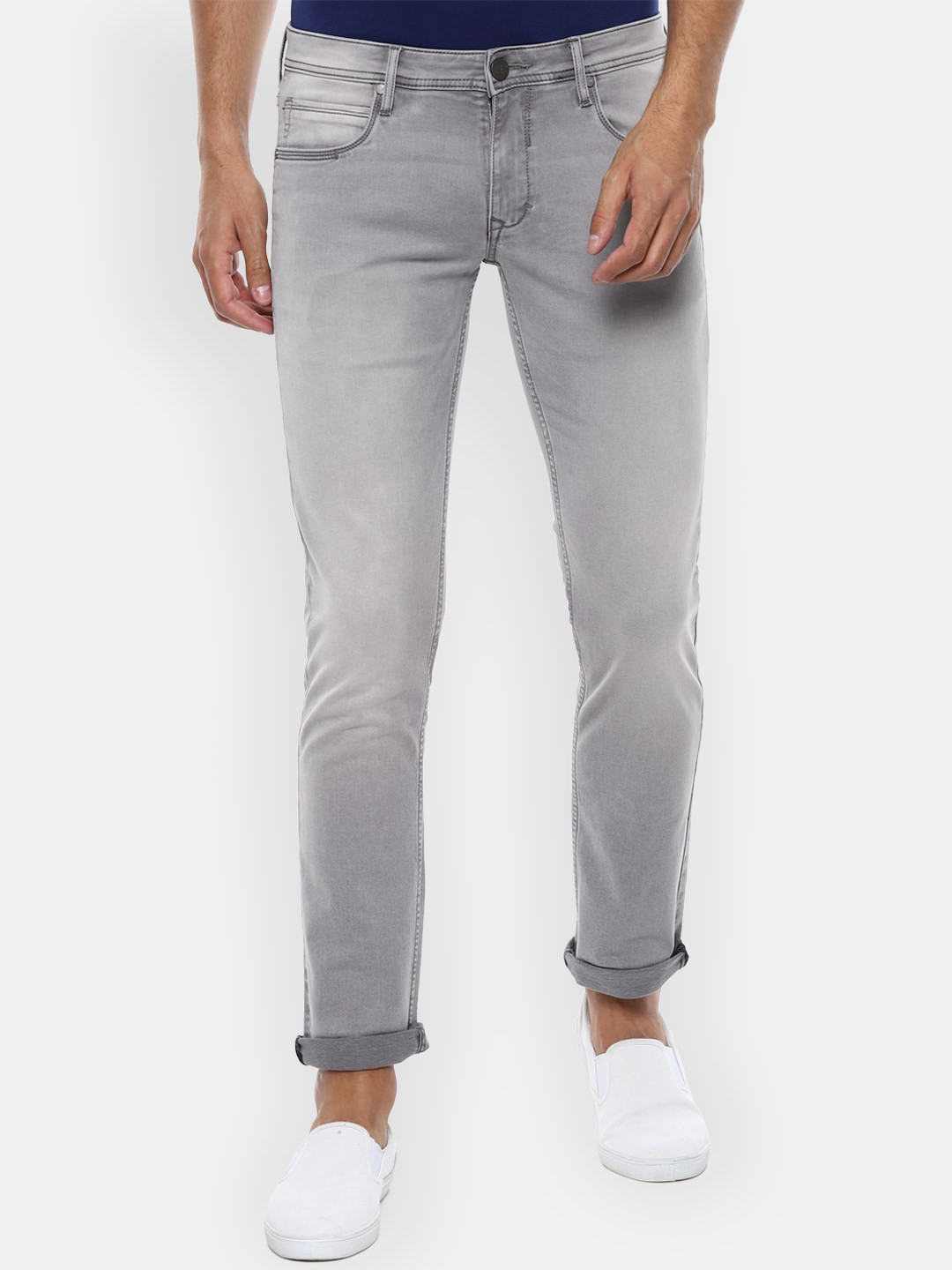 Louis Philippe Jeans Men Grey Slim Fit Heavy Fade Jeans
Louis Philippe Jeans Men Grey Slim Fit Heavy Fade Jeans