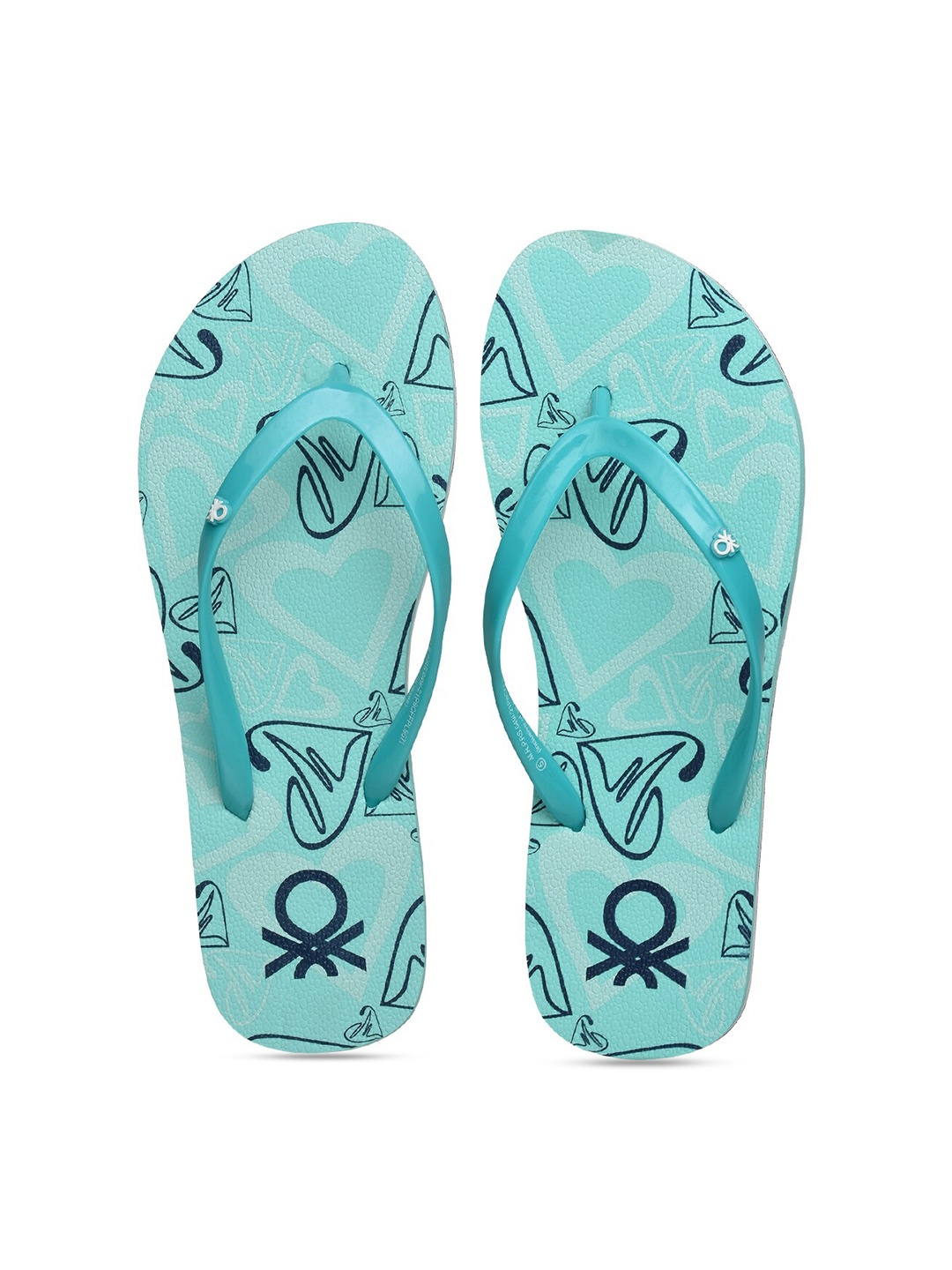 United Colors of Benetton Women Turquoise Blue & Black Printed Rubber Thong Flip-Flops
United Colors of Benetton Women Turquoise Blue & Black Printed Rubber Thong Flip-Flops
