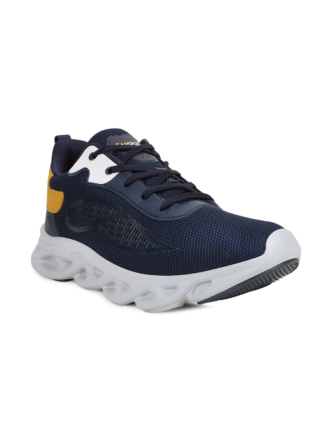 Campus Men Navy Blue Mesh Running Shoes