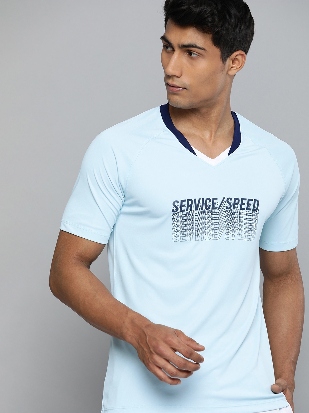 HRX by Hrithik Roshan Racket Sports Men Crystal Blue Bio-Wash Typography Printed T-shirt
HRX by Hrithik Roshan Racket Sports Men Crystal Blue Bio-Wash Typography Printed T-shirt