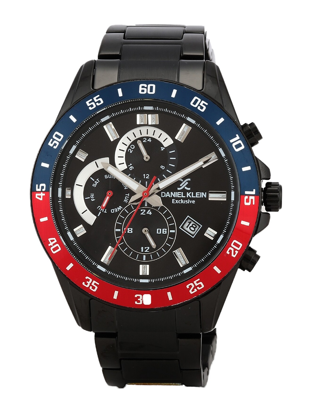Daniel Klein Men Black Dial & Black Bracelet Style Straps Analogue Watch DK.1.12311-5
Daniel Klein Men Black Dial & Black Bracelet Style Straps Analogue Watch DK.1.12311-5