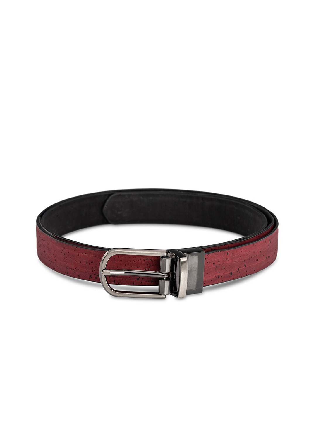 Beej Women Maroon Textured Belt