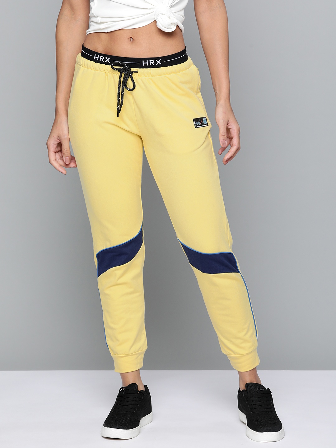 HRX By Hrithik Roshan Lifestyle Women Lemon Drop Bio-Wash Colourblock Joggers, Yellow
HRX By Hrithik Roshan Lifestyle Women Lemon Drop Bio-Wash Colourblock Joggers, Yellow