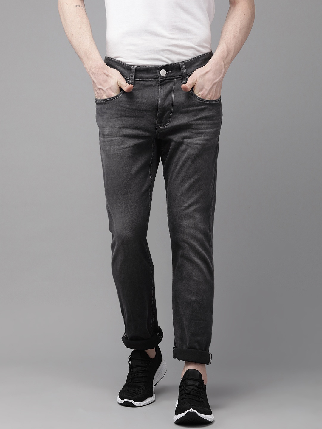 U S Polo Assn Denim Co Men Grey Brandon Slim Tapered Fit Light Fade Stretchable Jeans
U S Polo Assn Denim Co Men Grey Brandon Slim Tapered Fit Light Fade Stretchable Jeans