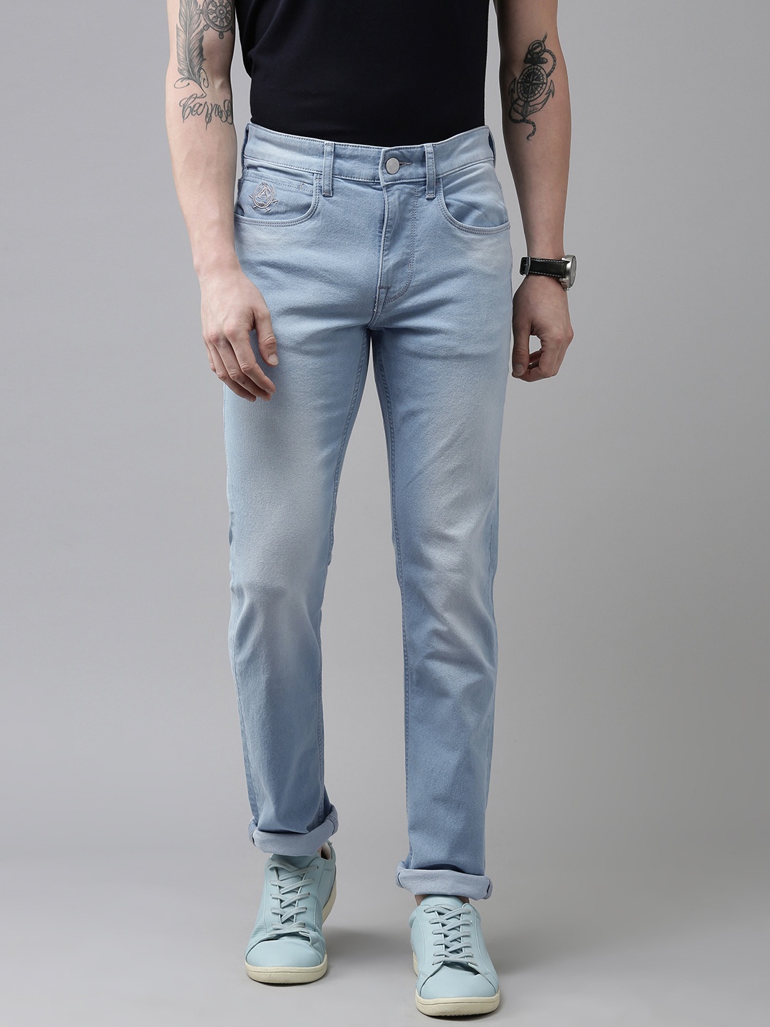 U S Polo Assn Denim Co Men Blue Regallo Skinny Fit Light Fade Mid Rise Stretchable Jeans
U S Polo Assn Denim Co Men Blue Regallo Skinny Fit Light Fade Mid Rise Stretchable Jeans