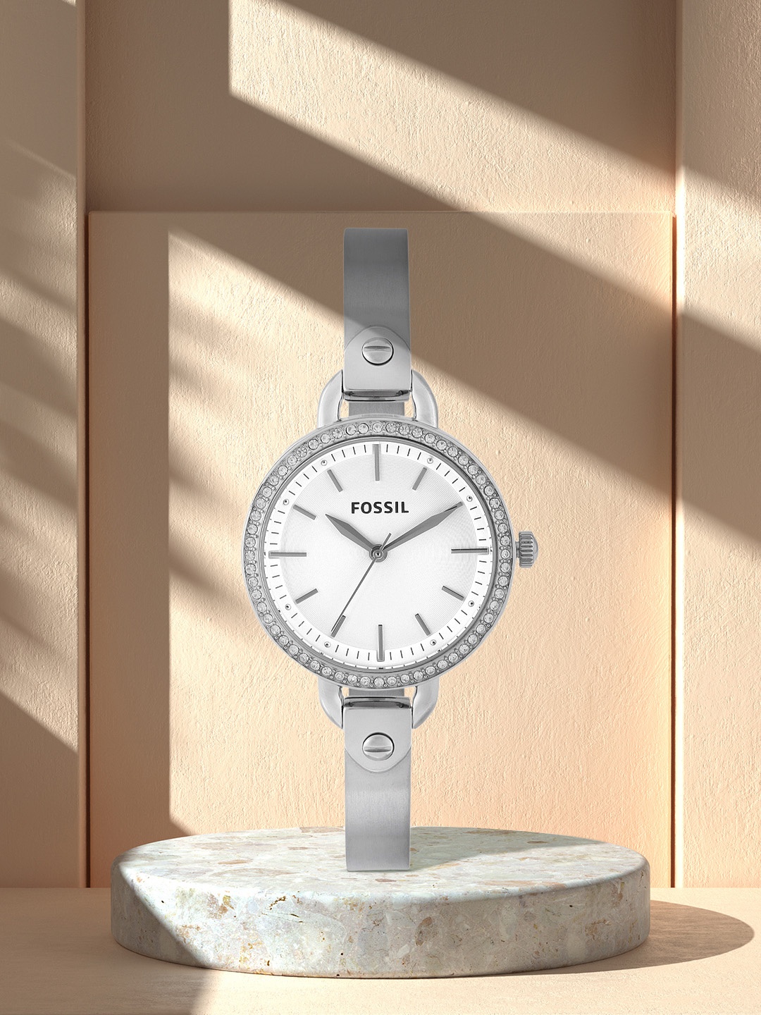 Fossil Women Classic Minute White Dial & Stainless Steel Bracelet Analogue Watch BQ3162
Fossil Women Classic Minute White Dial & Stainless Steel Bracelet Analogue Watch BQ3162