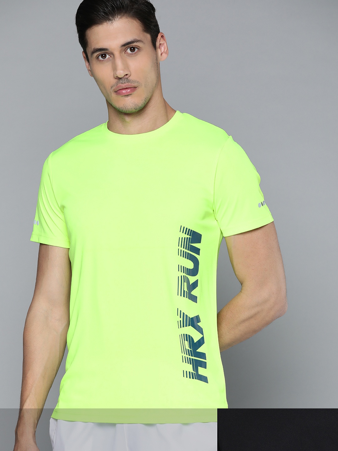 HRX By Hrithik Roshan Running Men Neon Lime & Jet Black Rapid-Dry Pack of 2 Solid T-shirts
HRX By Hrithik Roshan Running Men Neon Lime & Jet Black Rapid-Dry Pack of 2 Solid T-shirts