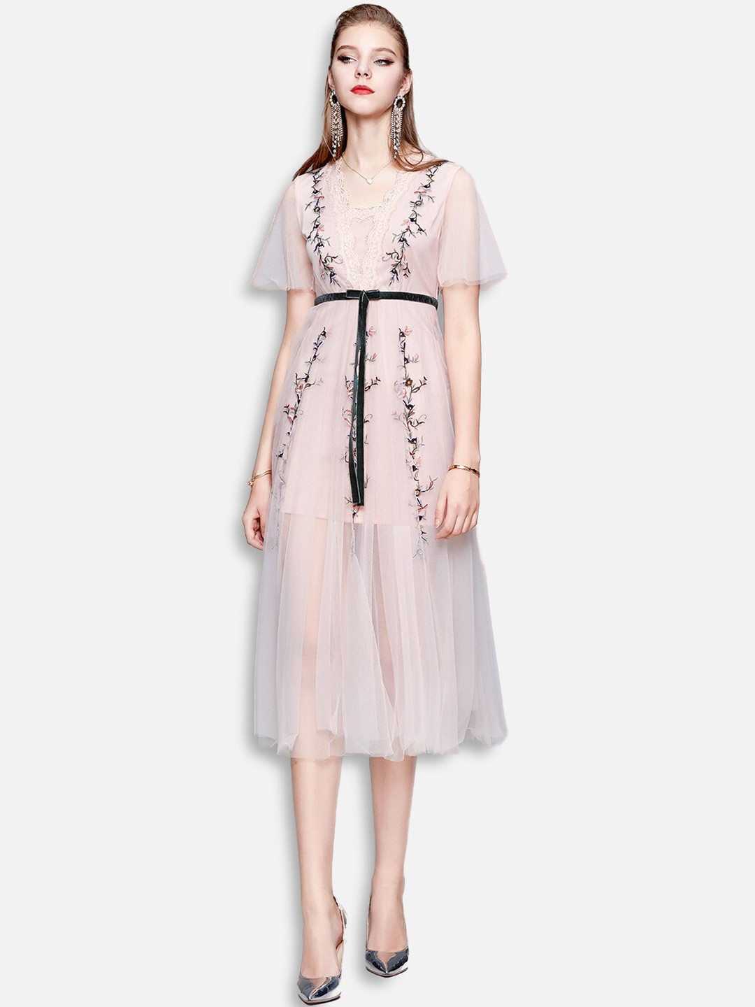 JC Collection Pink A-Line Maxi Dress
JC Collection Pink A-Line Maxi Dress