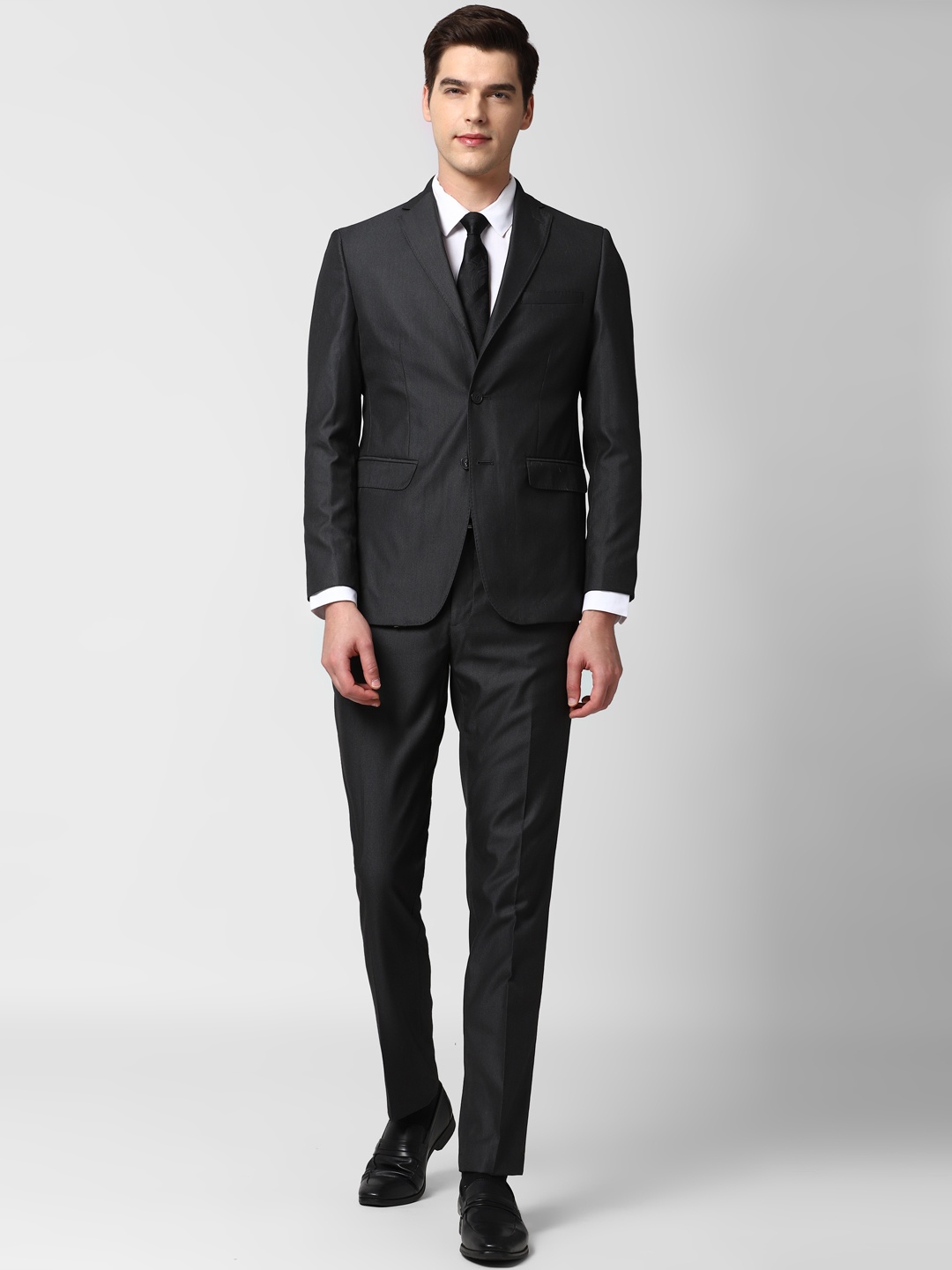 Peter England Elite Men Black Self Design Slim-Fit Single-Breasted Two-Piece Formal Suit
Peter England Elite Men Black Self Design Slim-Fit Single-Breasted Two-Piece Formal Suit