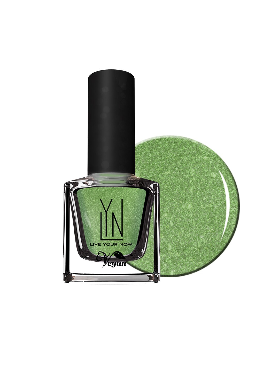 LYN LIVE YOUR NOW Long Lasting Fast Dry Non Toxic Nail Polish - O' Live Crystals, Green
LYN LIVE YOUR NOW Long Lasting Fast Dry Non Toxic Nail Polish - O' Live Crystals, Green