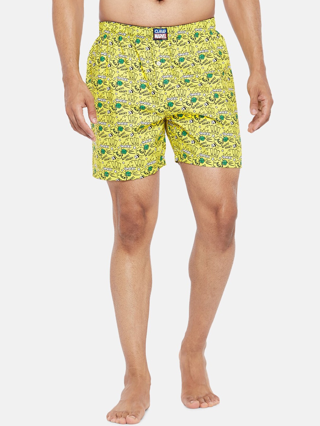 Ajile by Pantaloons Men Yellow & Green & Black Printed Pure Cotton Boxer 8905172256106
Ajile by Pantaloons Men Yellow & Green & Black Printed Pure Cotton Boxer 8905172256106