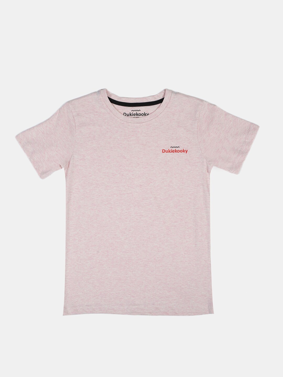 DukieKooky Boys Pink Pure Cotton T-shirt