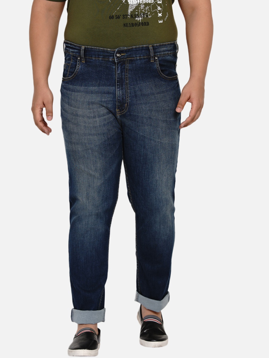 Plus Size Men Blue Clean Look Regular Fit Mid Rise Light Fade Stretchable Jeans
Plus Size Men Blue Clean Look Regular Fit Mid Rise Light Fade Stretchable Jeans