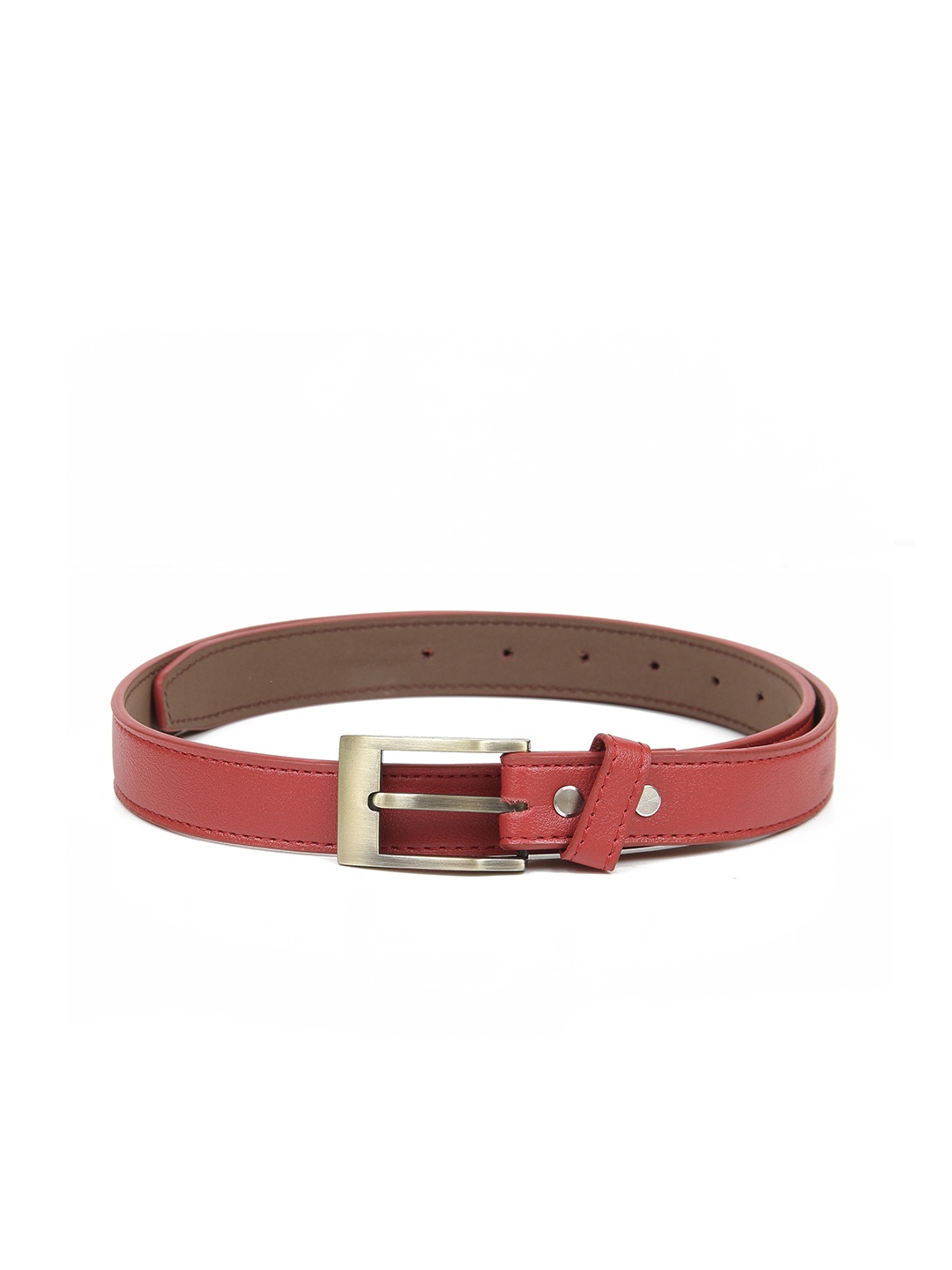 Calvadoss Girls Red Textured PU Belt