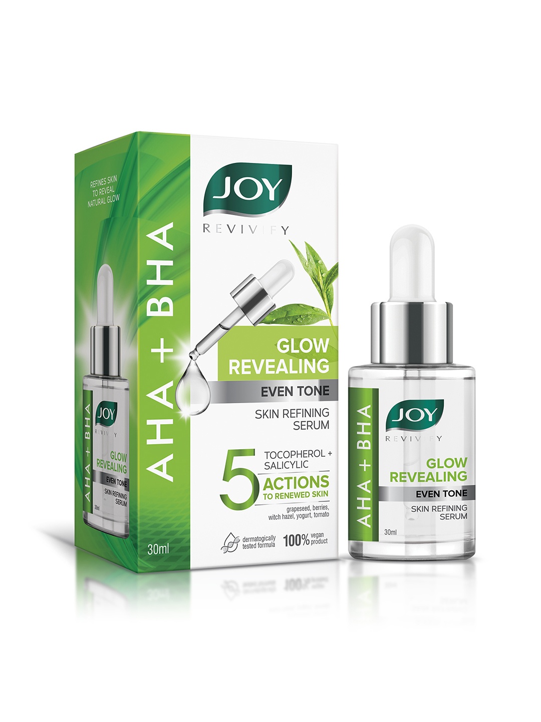 JOY Glow Revealing Salicylic Acid Face Serum for An Even Toned Skin - 30ml, Multi
JOY Glow Revealing Salicylic Acid Face Serum for An Even Toned Skin - 30ml, Multi