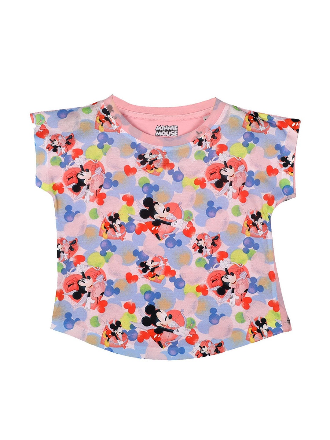 Disney by Wear Your Mind Girls Pink & Red Mickey Mouse Printed V-Neck Extended Sleeves T-shirt
Disney by Wear Your Mind Girls Pink & Red Mickey Mouse Printed V-Neck Extended Sleeves T-shirt
