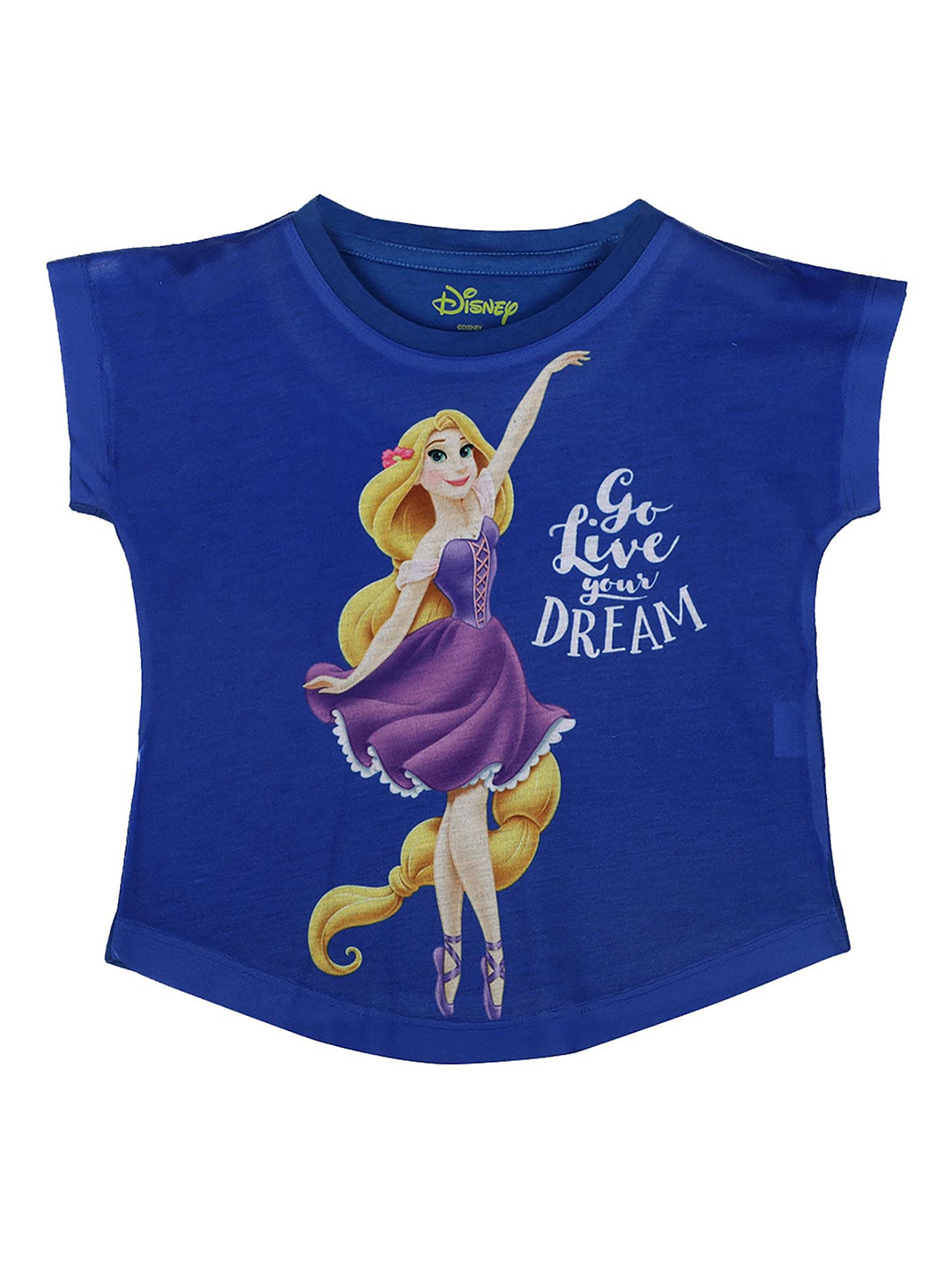 Disney by Wear Your Mind Girls Blue & Purple Rapunzel Printed T-shirt 
Disney by Wear Your Mind Girls Blue & Purple Rapunzel Printed T-shirt